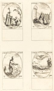 św. Teodozjusz; św. Tatiana; św. Hilarego; Św. Feliksa autorstwa Jacques Callot