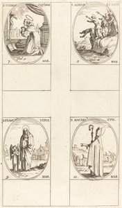 św. Tomasza z Akwinu; Św. Adrian i Towarzysze; św. Franciszka; Św autorstwa Jacques Callot