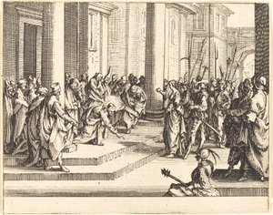 Ukamienowanie Jezusa, 1635. autorstwa Jacques Callot