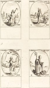 Święci Pamfilius i Porfir; św. Blandine i Towarzysze; św. Erasmusa; św. Życzyć sobie autorstwa Jacques Callot