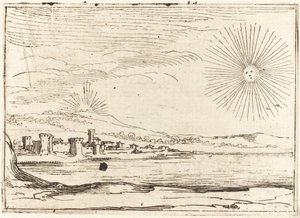 Wschód słońca, 1628. autorstwa Jacques Callot