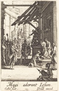 Pokłon Trzech Króli autorstwa Jacques Callot