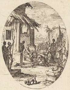 Pokłon Trzech Króli autorstwa Jacques Callot