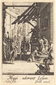 Pokłon Trzech Króli autorstwa Jacques Callot