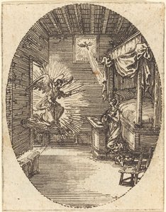 Zwiastowanie. autorstwa Jacques Callot