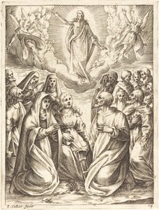 Wniebowstąpienie, 16081611. autorstwa Jacques Callot