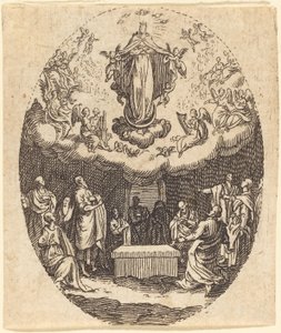 Wniebowzięcie z Cherubinami autorstwa Jacques Callot