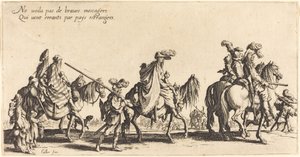 Marsz Bohemians: The Vanguard autorstwa Jacques Callot