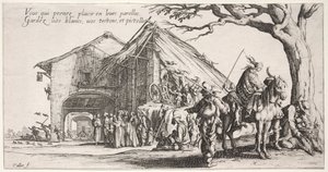 Czesi: Miejsce zatrzymania: Wróżka, ok. 1930 r. 1621-1625. autorstwa Jacques Callot