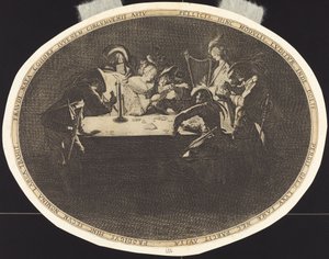 Gracze w karty autorstwa Jacques Callot