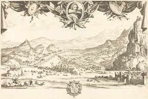Bitwa pod Avigliana w 1631 r. lub później. autorstwa Jacques Callot