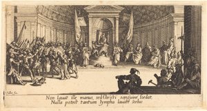Skazanie na śmierć, c. 1618. autorstwa Jacques Callot