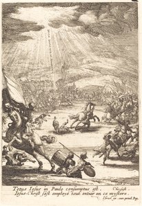 Nawrócenie św. Pawła autorstwa Jacques Callot