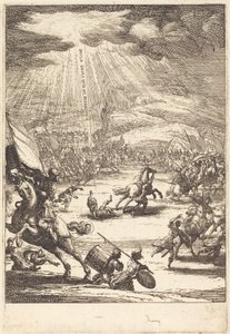 Nawrócenie św. Pawła autorstwa Jacques Callot