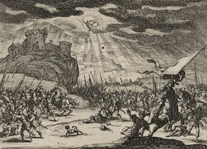 Nawrócenie św. Pawła, 1635 autorstwa Jacques Callot