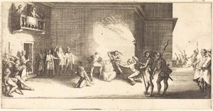 Ukoronowanie cierniem autorstwa Jacques Callot