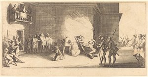 Ukoronowanie cierniem autorstwa Jacques Callot