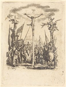 Ukrzyżowanie, c. 16241625. autorstwa Jacques Callot