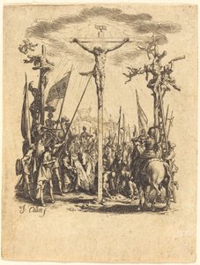 Ukrzyżowanie, c. 16241625. autorstwa Jacques Callot