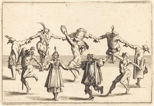 Taniec autorstwa Jacques Callot