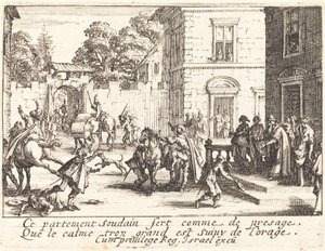 Odjazd autorstwa Jacques Callot