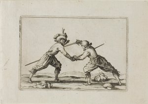 Pojedynek na miecze, z filmu Kaprysy autorstwa Jacques Callot