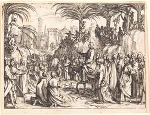 Wjazd do Jerozolimy autorstwa Jacques Callot