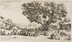 Targi w Gondreville autorstwa Jacques Callot