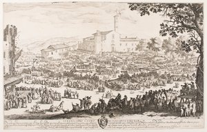 Jarmark w L’Impruneta autorstwa Jacques Callot