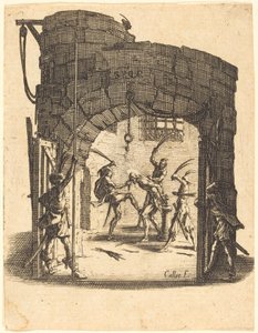 Biczowanie autorstwa Jacques Callot