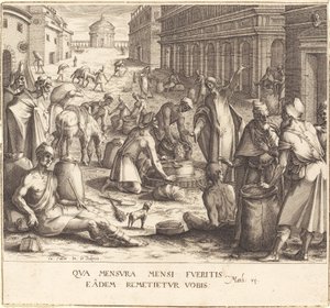 Wagi do ziarna autorstwa Jacques Callot