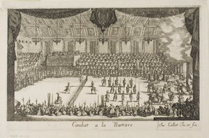 Wielki Turniej: Walka autorstwa Jacques Callot