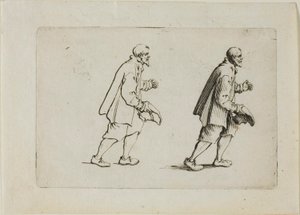 Chłop pozdrawiający, z Kaprysów autorstwa Jacques Callot