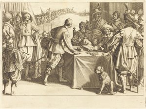 Wynajmowanie oddziałów autorstwa Jacques Callot
