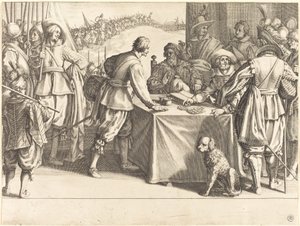 Wynajmowanie oddziałów autorstwa Jacques Callot