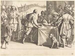 Zaciąg wojsk autorstwa Jacques Callot