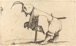 Zakapturzony kaleka autorstwa Jacques Callot