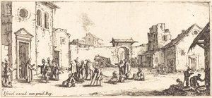 Szpital autorstwa Jacques Callot