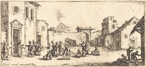 Szpital autorstwa Jacques Callot