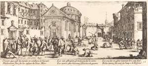 Szpital autorstwa Jacques Callot