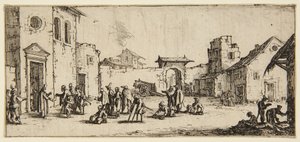 Szpital autorstwa Jacques Callot