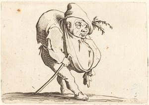 Dzwonnik z laską autorstwa Jacques Callot