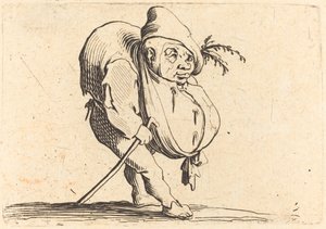Dzwonnik z laską, ok. 1930 r. 1622. autorstwa Jacques Callot