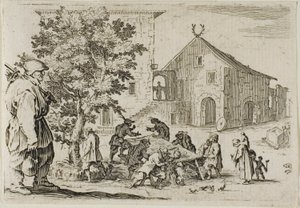 Karczma, z Kaprysów autorstwa Jacques Callot