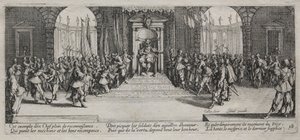 Wielka nieszczęścia wojny: dystrybucja zadośćuczynienia autorstwa Jacques Callot