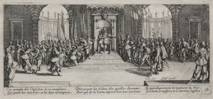 Wielka nędza wojny: dystrybucja zadośćuczynienia, 1633. autorstwa Jacques Callot