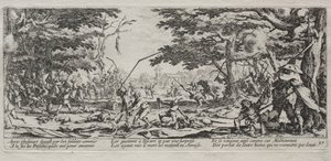 Wielka nędza wojny: Zemsta chłopów, 1633. autorstwa Jacques Callot