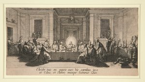 Ostatnia Wieczerza autorstwa Jacques Callot