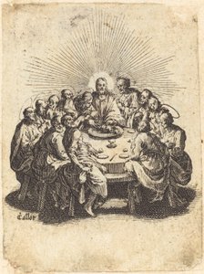 Ostatnia Wieczerza, 1618. autorstwa Jacques Callot