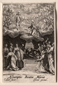 Życie Dziewicy: Wniebowzięcie Dziewicy autorstwa Jacques Callot